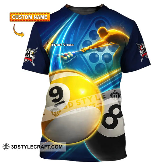 Unisex Shirt - Custom Billiard 3D Shirt style option 1