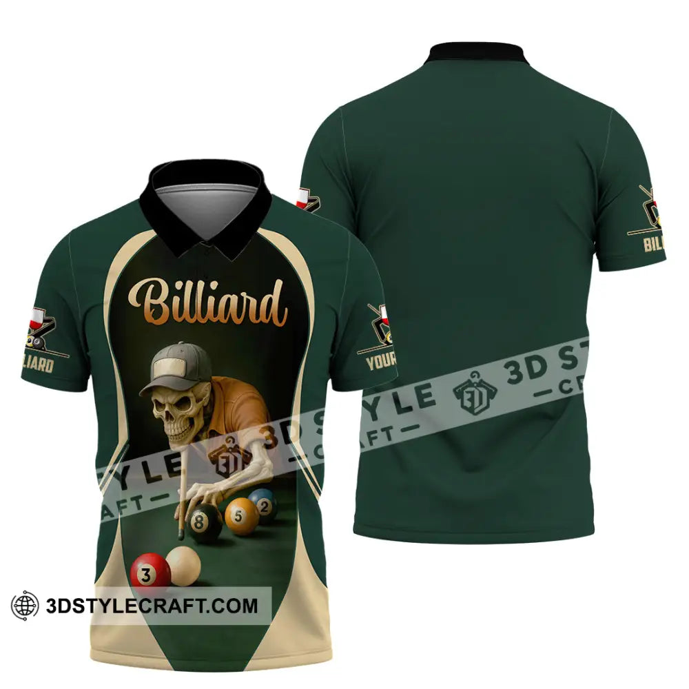 Unisex Shirt - Custom Billiard Shirt Polo Shirt / S T-shirt
