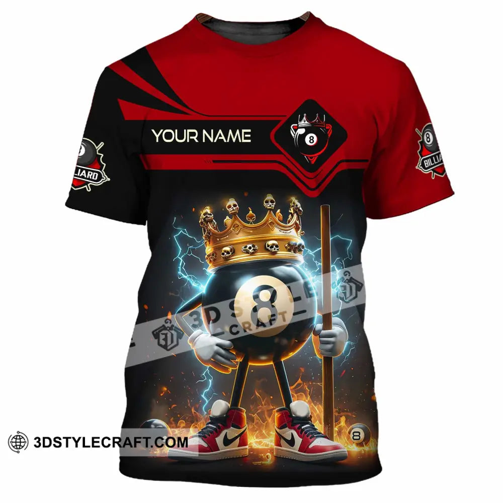 Unisex Shirt - Custom Billiards Shirt T-Shirt / S T-shirt