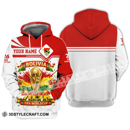 Unisex Shirt - Custom Bolivia World Cup 2026 Shirt style option 3