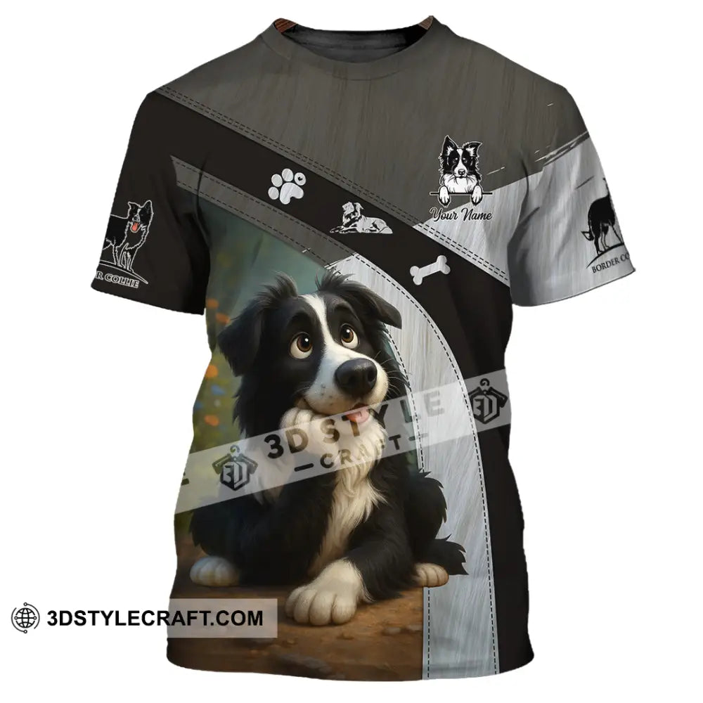 Unisex Shirt - Custom Border Collie Shirt T-Shirt / S T-shirt