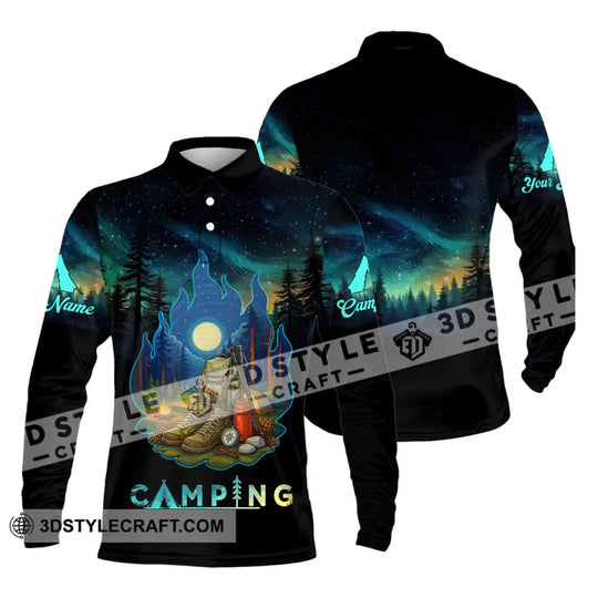 Unisex Shirt - Custom Born To Be Wild Camping Shirt style option 3