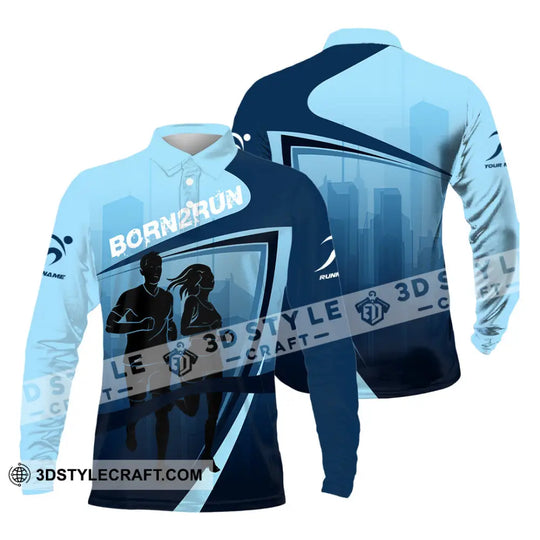 Unisex Shirt - Custom Born To Run 3D Shirt style option 4