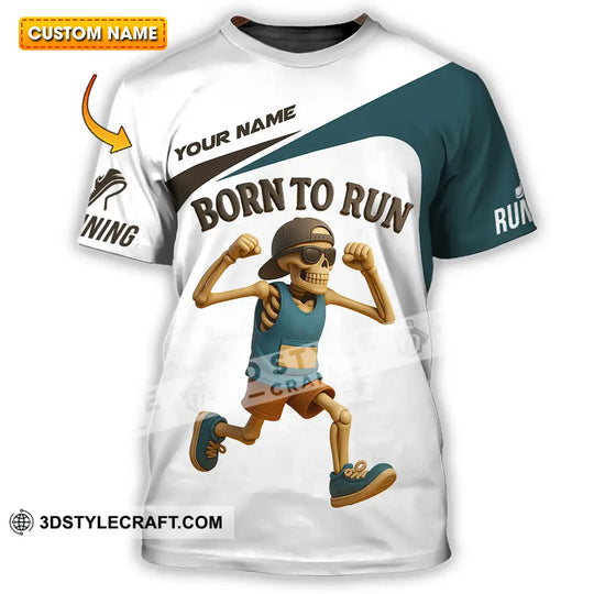 Unisex Shirt - Custom Born To Run, Running Lover Sport Shirt style option 1
