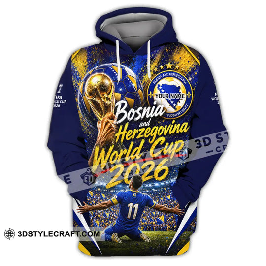 Unisex Shirt - Custom Bosnia And Herzegovina World Cup 2026 Shirt style option 3