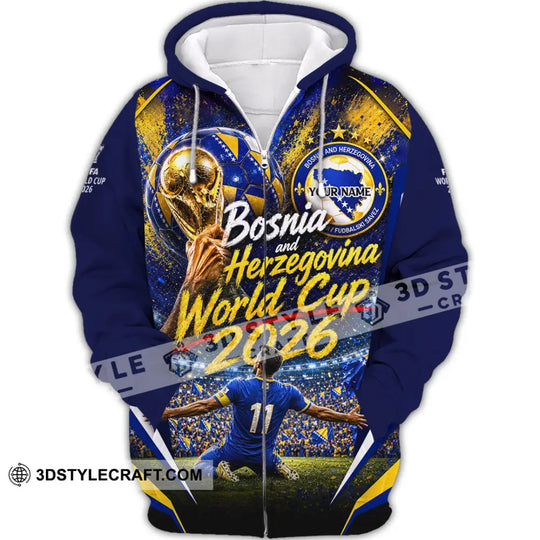 Unisex Shirt - Custom Bosnia And Herzegovina Shirt style option 4