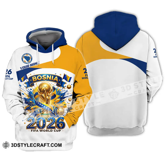 Unisex Shirt - Custom Bosnia World Cup 2026 3D Shirt style option 3