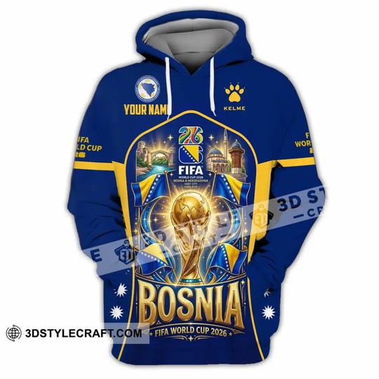 Unisex Shirt - Custom Bosnia World Cup 2026 Shirt style option 2