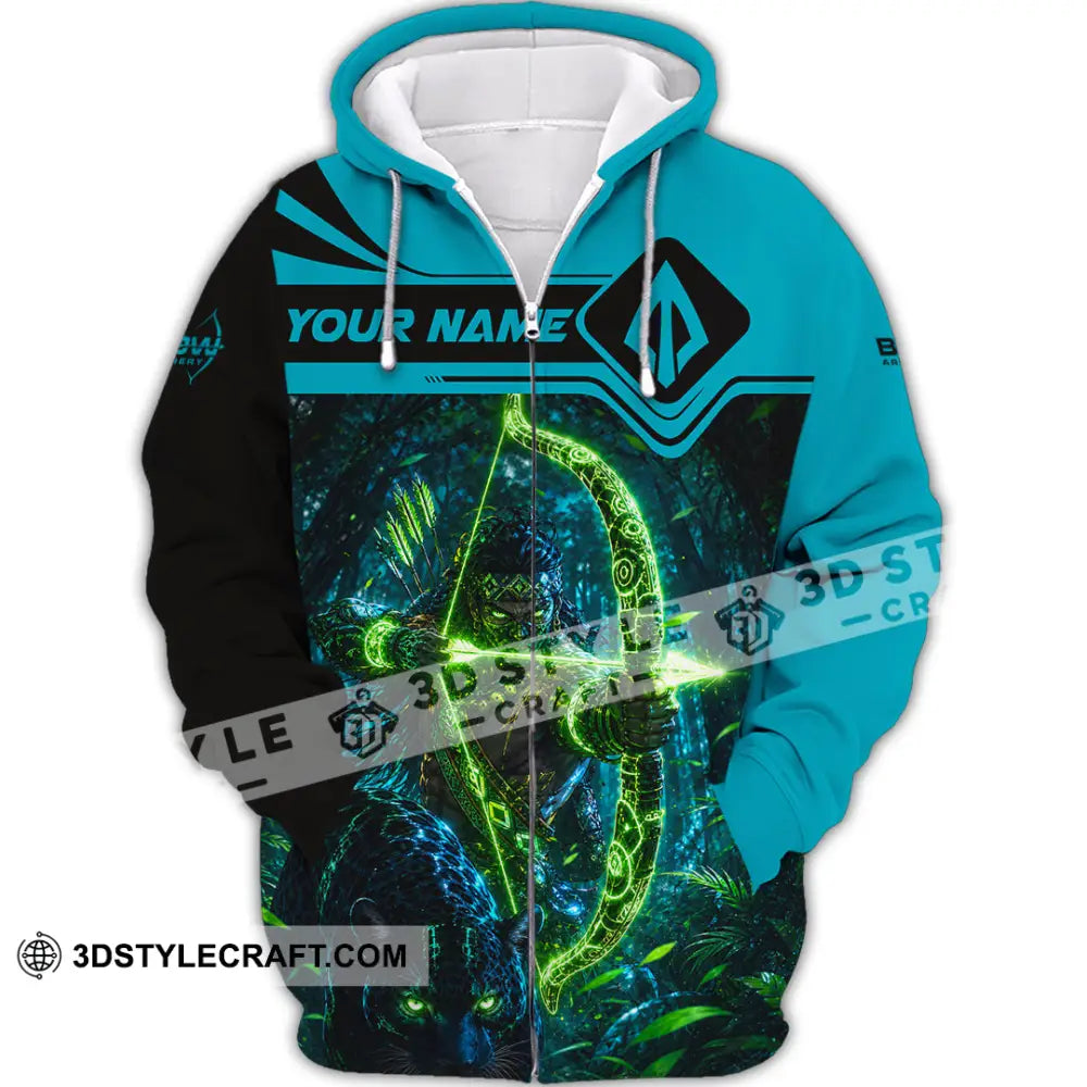 Unisex Shirt - Custom Bow Archery Shirt - Zipper Hoodie / S - T-shirt