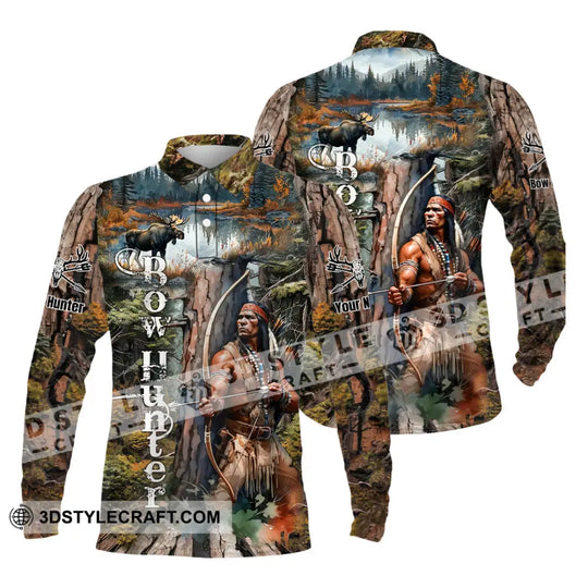 Unisex Shirt - Custom Bow Hunter Shirt style option 4