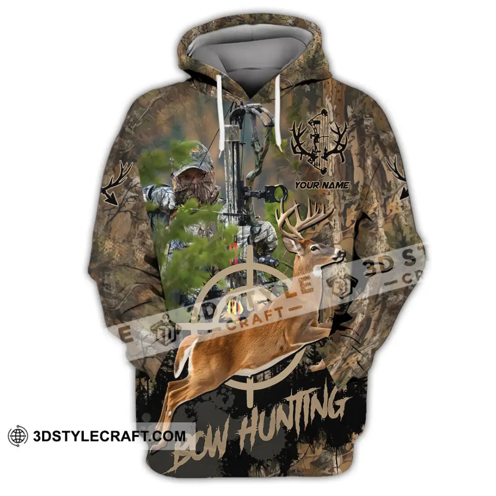 Unisex Shirt - Custom Bow Hunting Shirt Hoodie / S T-shirt