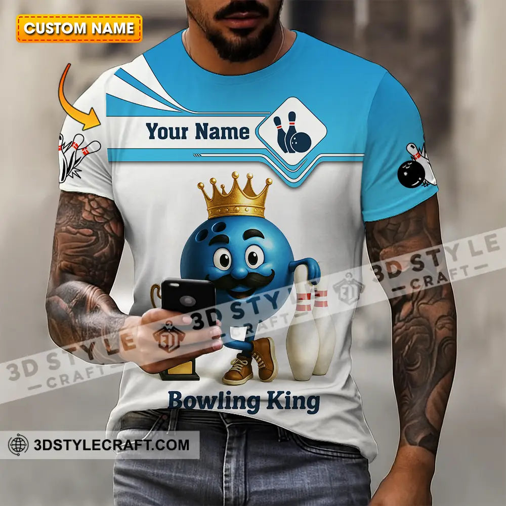 Unisex Shirt - Custom Bowling King Shirt T-shirt