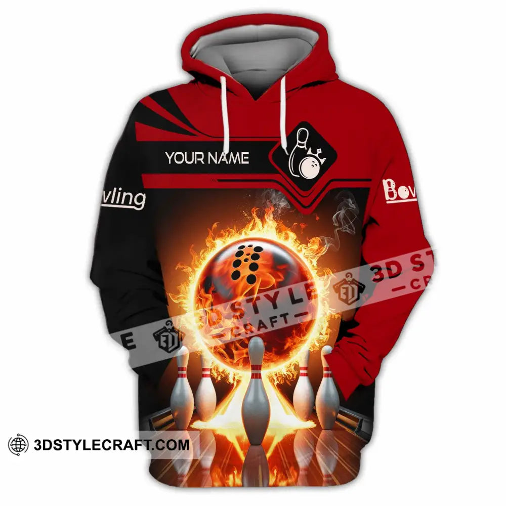 Unisex Shirt - Custom Bowling Player Shirt Hoodie / S T-shirt