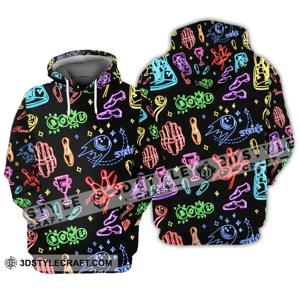 Unisex Shirt - Custom Bowling Strike Shirt Hoodie / S T-shirt