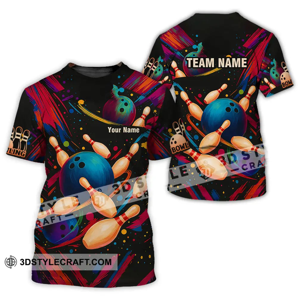Unisex Shirt - Custom Bowling Shirt T-Shirt / S T-shirt