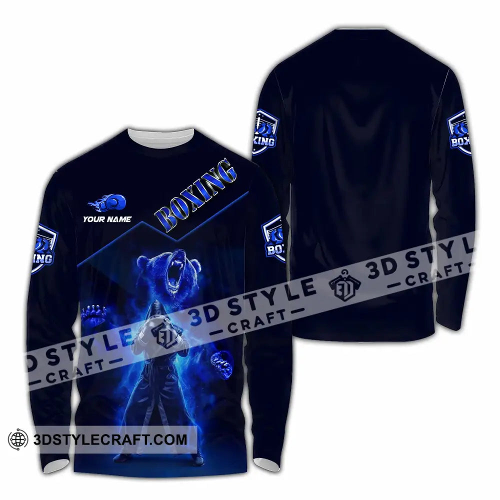 Unisex Shirt - Custom Boxing 3D Shirt Long Sleeve Shirt / S T-shirt