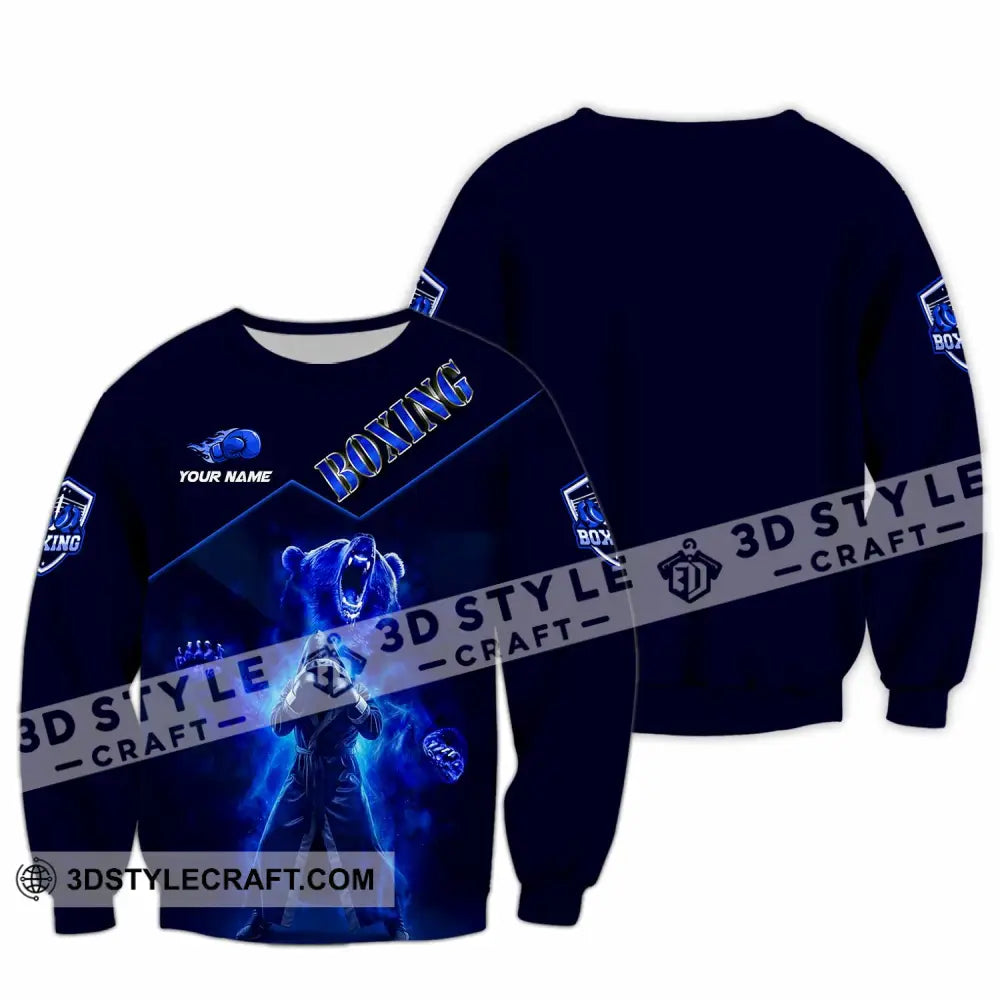 Unisex Shirt - Custom Boxing 3D Shirt Long Sleeve / S T-shirt