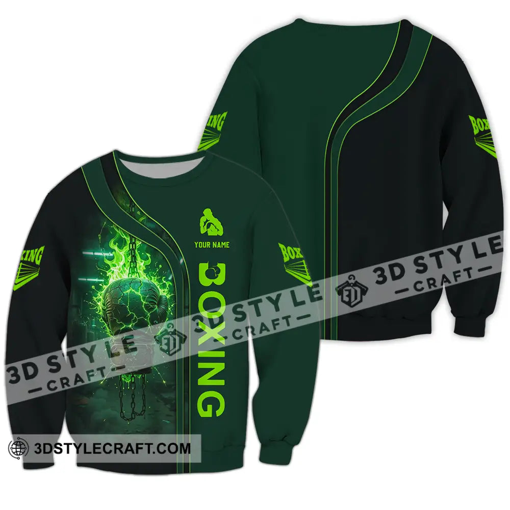 Unisex Shirt - Custom Boxing 3D Shirt Long Sleeve / S T-shirt