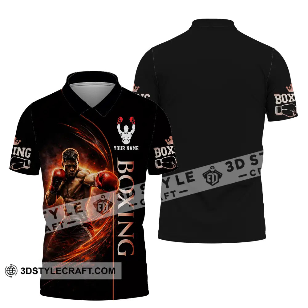 Unisex Shirt - Custom Boxing 3D Shirt - Polo Shirt / S - T-shirt