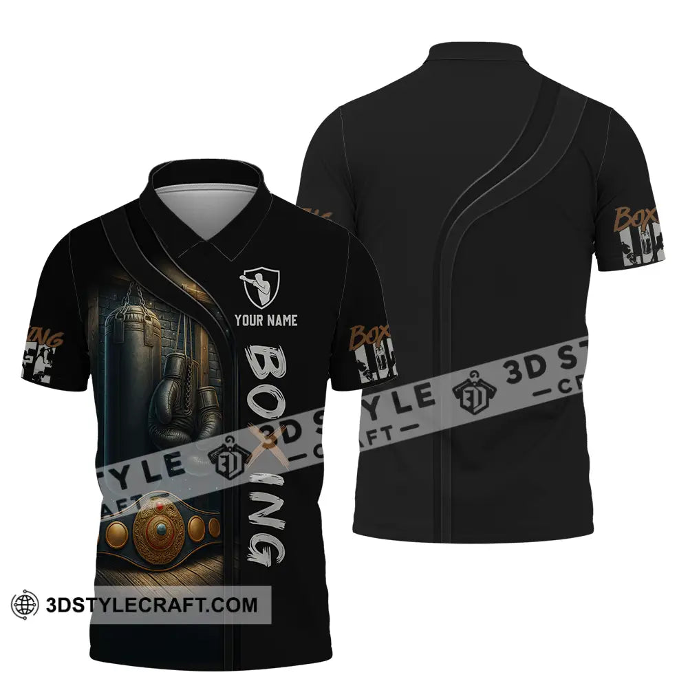Unisex Shirt - Custom Boxing 3D Shirt Polo Shirt / S T-shirt