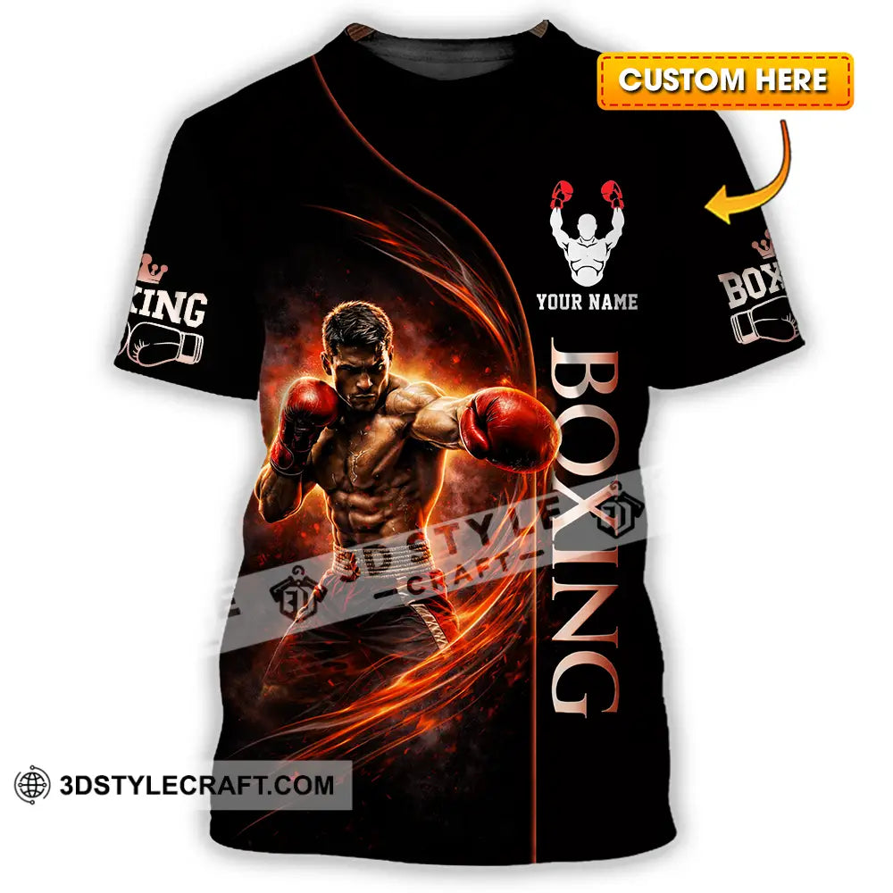 Unisex Shirt - Custom Boxing 3D Shirt - T-shirt