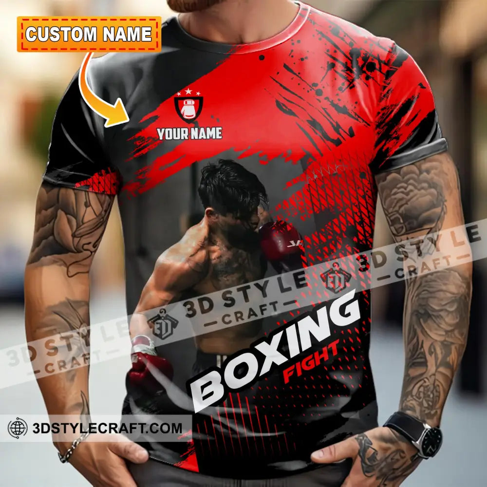 Unisex Shirt - Custom Boxing Fight 3D Shirt - T-shirt