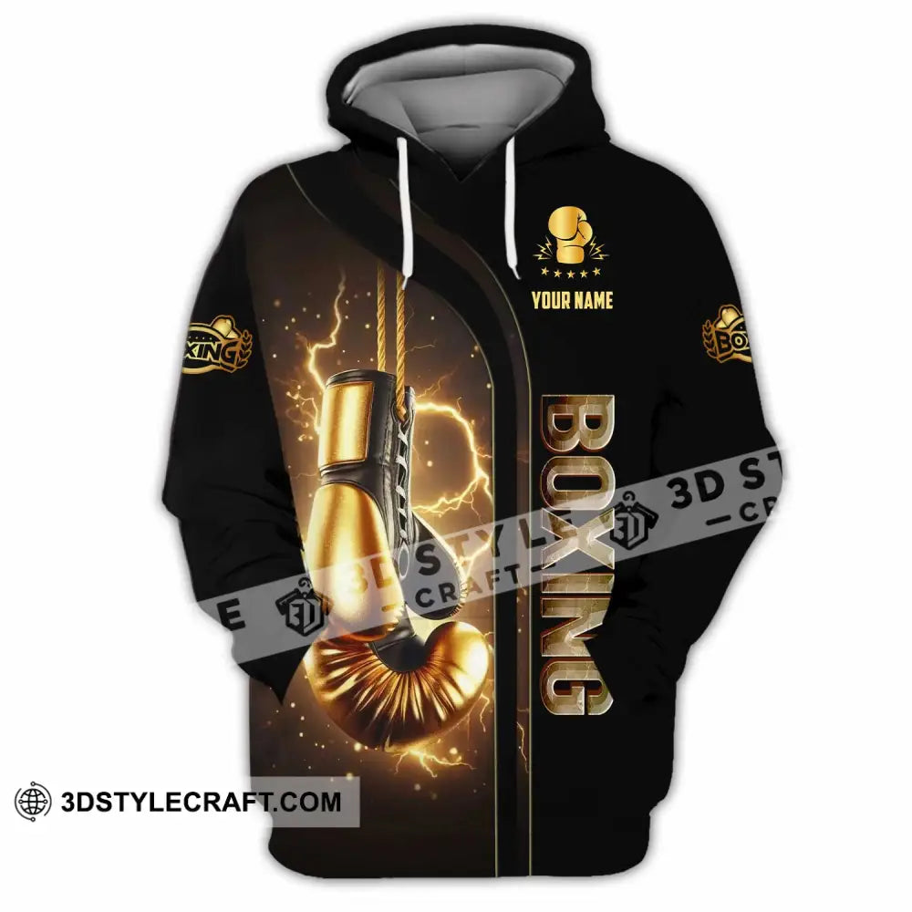 Unisex Shirt - Custom Boxing Lover Sport Shirt Hoodie / S T-shirt