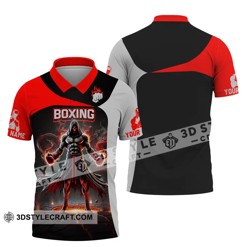 Unisex Shirt - Custom Boxing Player Shirt Polo Shirt / S T-shirt