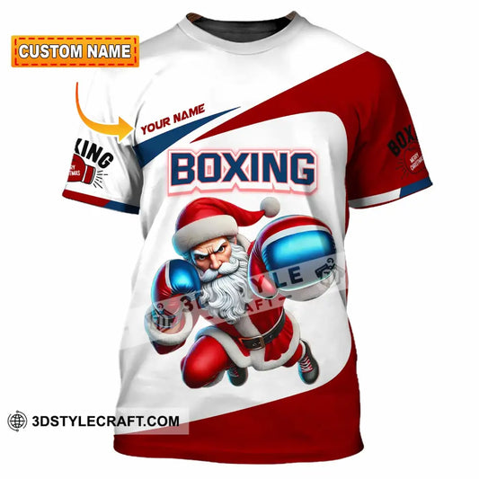 Unisex Shirt - Custom Boxing Santa Shirt T-shirt