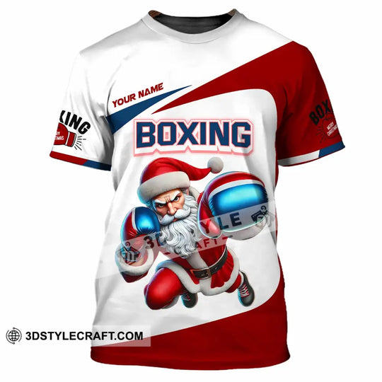 Unisex Shirt - Custom Boxing Santa Shirt style option 2