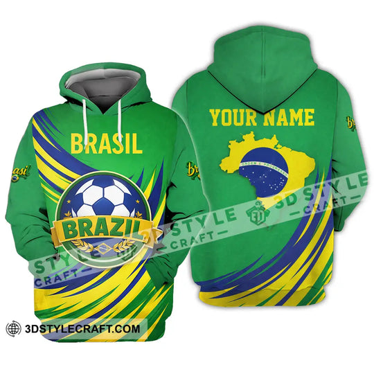 Unisex Shirt - Custom Brasil 3D Shirt style option 4