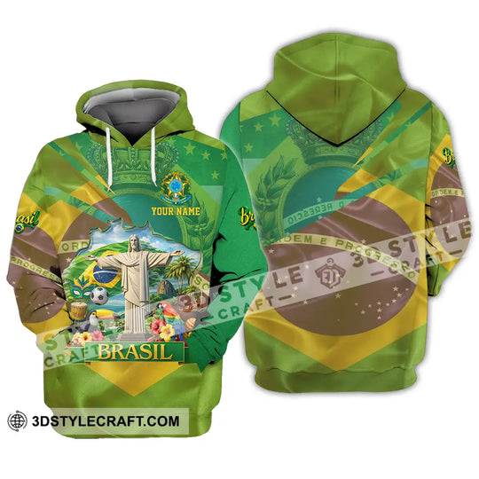 Unisex Shirt - Custom Brasil 3D Shirt style option 4