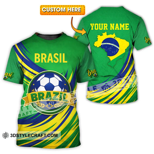 Unisex Shirt - Custom Brasil 3D Shirt style option 1