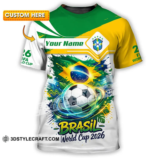 Unisex Shirt - Custom Brasil 3D Shirt style option 1