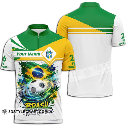 Unisex Shirt - Custom Brasil 3D Shirt style option 2