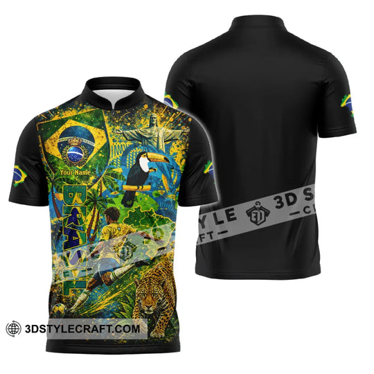 Unisex Shirt - Custom Brasil 3D Shirt style option 4