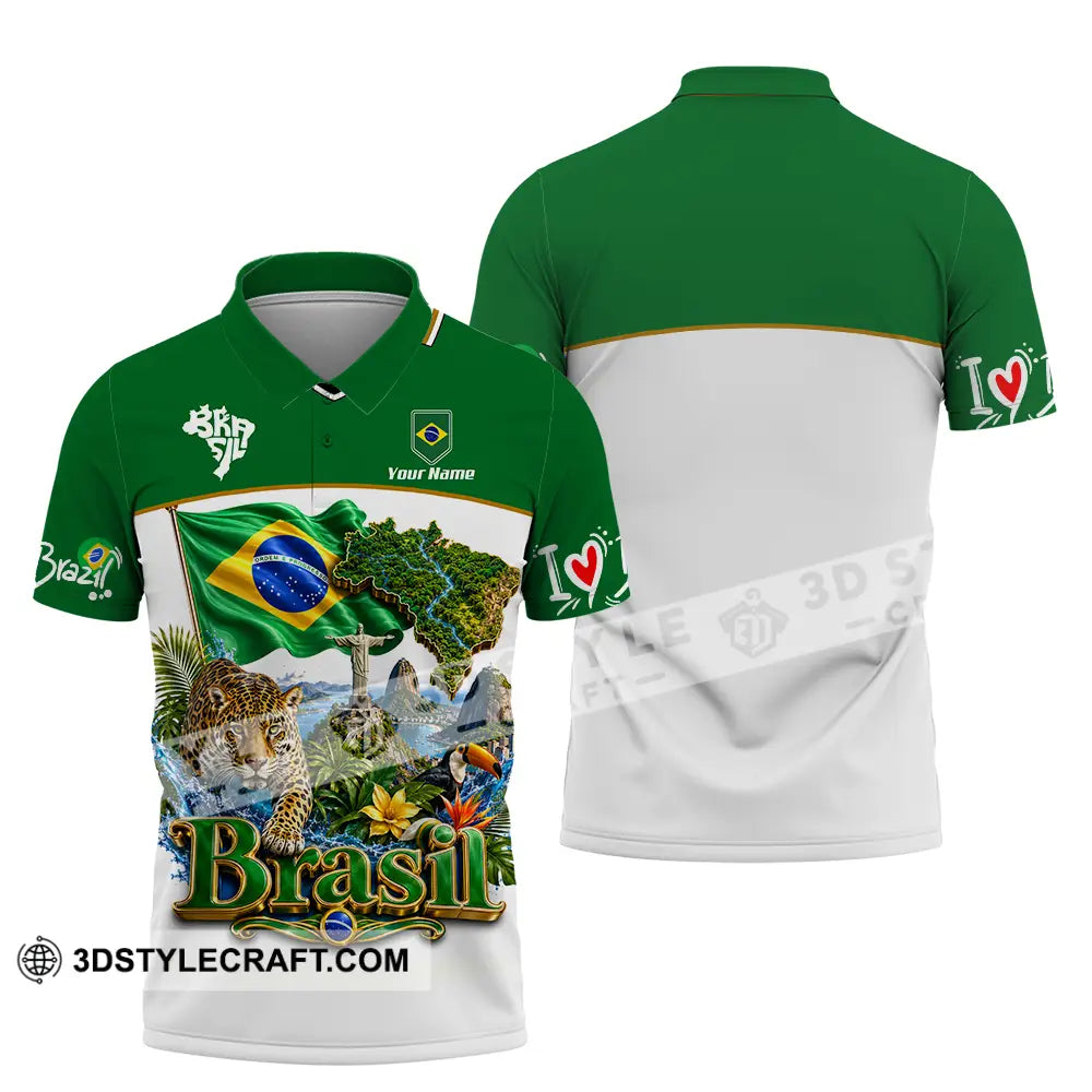 Unisex Shirt - Custom Brasil Shirt - Polo Shirt / S - T-shirt