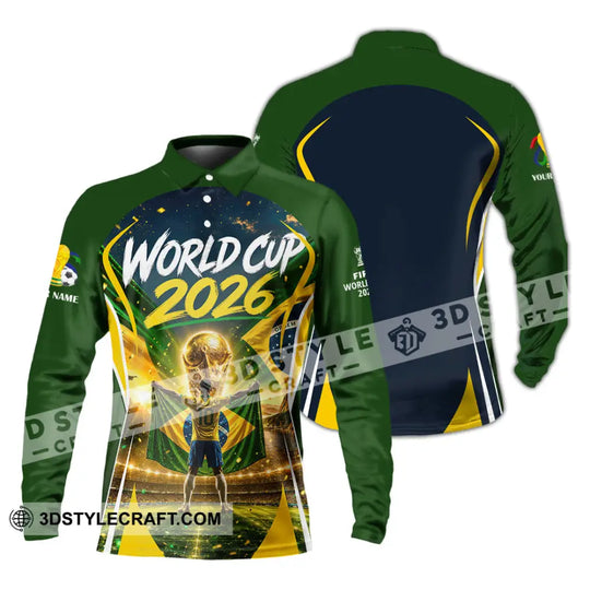 Unisex Shirt - Custom Brasil World Cup 2026 Shirt style option 4