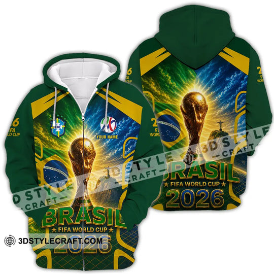 Unisex Shirt - Custom Brasil World Cup 2026 Shirt style option 4