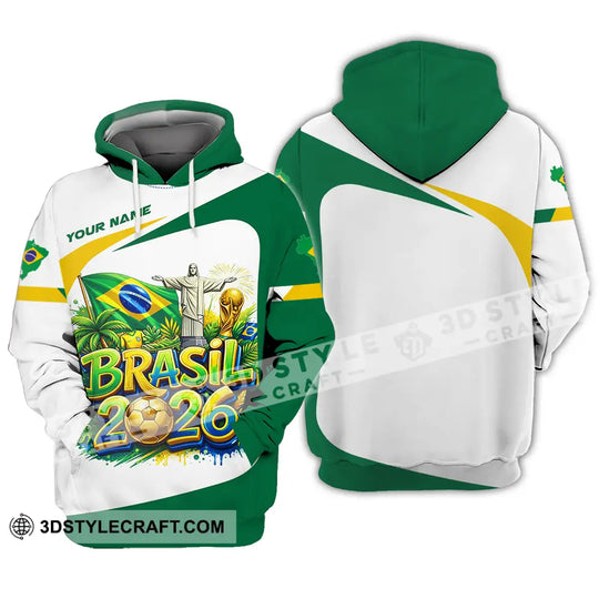 Unisex Shirt - Custom Brazil 3D Shirt style option 4