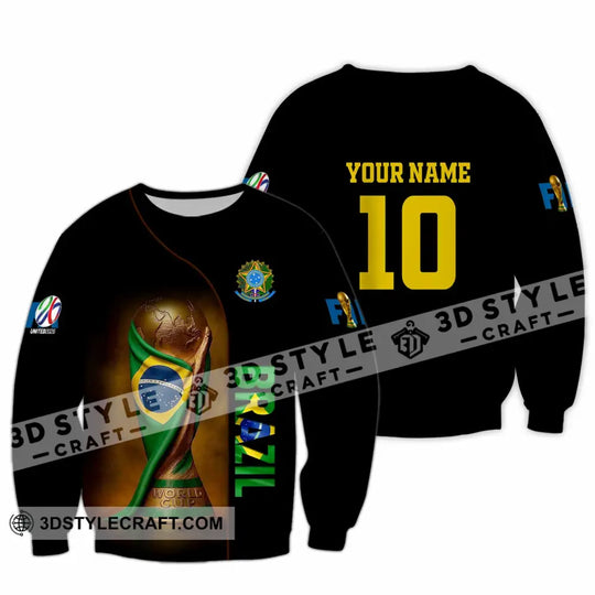 Unisex Shirt - Custom Brazil 3D Shirt style option 4