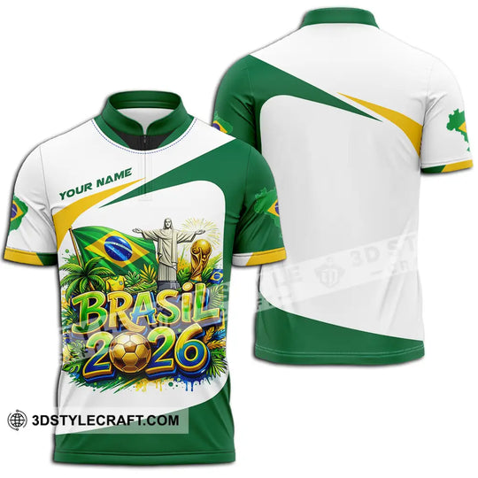 Unisex Shirt - Custom Brazil 3D Shirt style option 3
