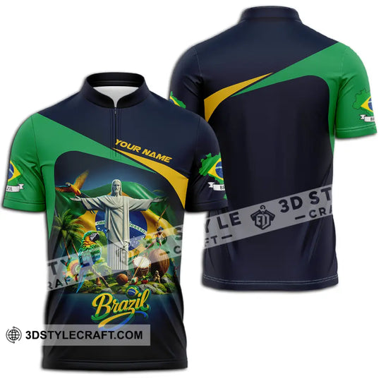 Unisex Shirt - Custom Brazil 3D Shirt style option 2