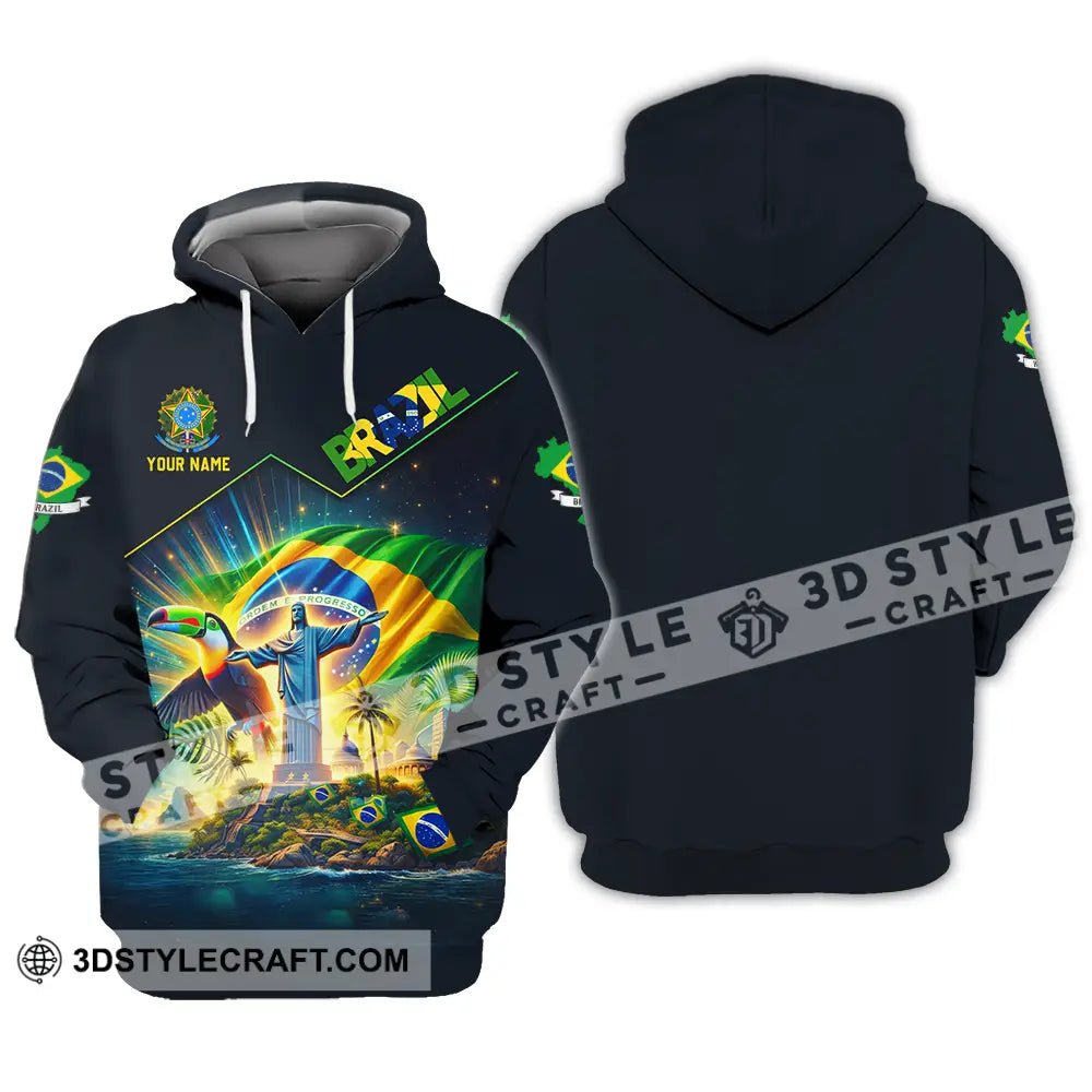 Unisex Shirt - Custom Brazil World Cup 2026 3D Shirt Hoodie / S T-shirt