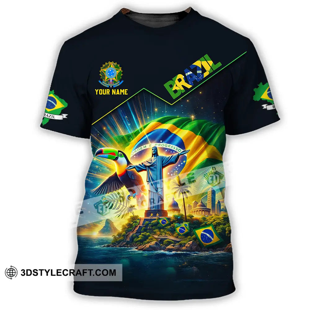Unisex Shirt - Custom Brazil World Cup 2026 3D Shirt T-Shirt / S T-shirt