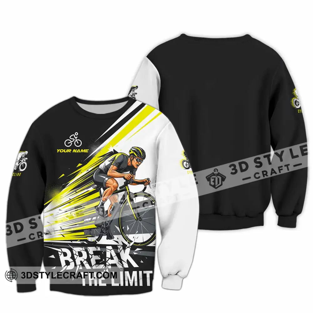 Unisex Shirt - Custom Break The Limit Biker Shirt Long Sleeve / S T-shirt