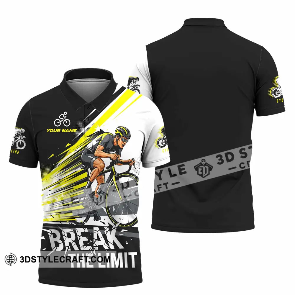 Unisex Shirt - Custom Break The Limit Biker Shirt Polo Shirt / S T-shirt