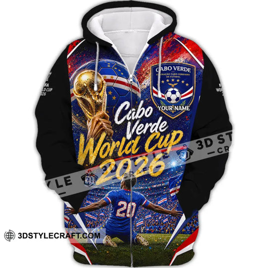 Unisex Shirt - Custom Cabo Verde World Cup 2026 Shirt style option 3