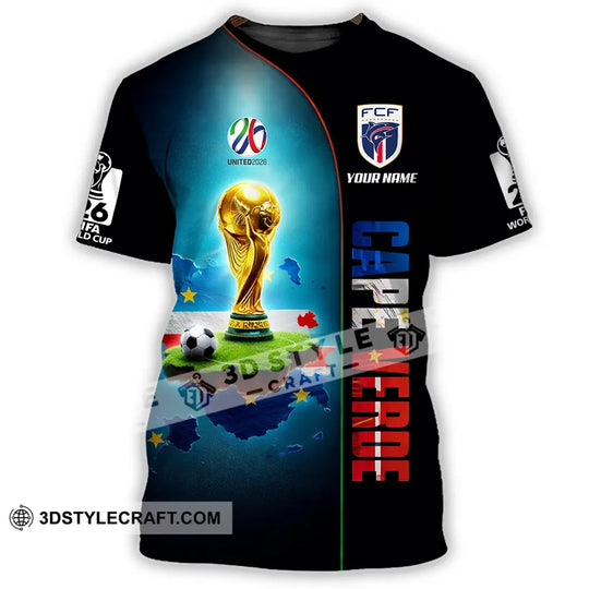 Unisex Shirt - Custom Cape Verde World Cup 2026 3D Shirt style option 4