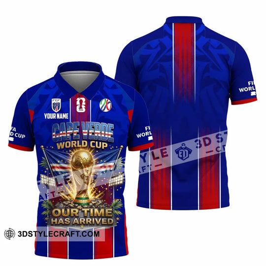 Unisex Shirt - Custom Cape Verde World Cup 2026 Shirt style option 2
